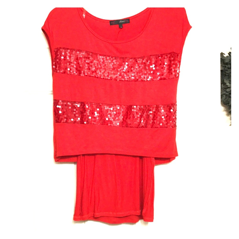 Red blouse